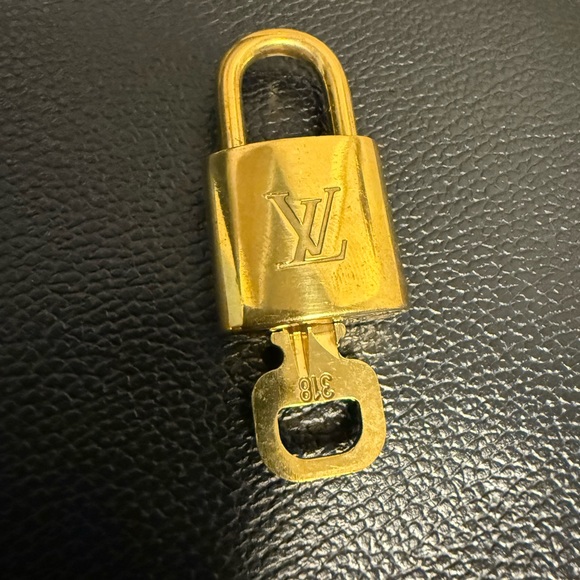 Louis Vuitton Gold Padlock with Key Authentic - Picture 6 of 6